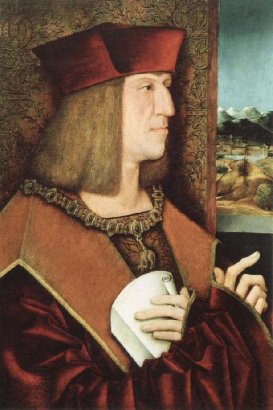 bernhard strigel portrait of emperor maximilian oil painting picture